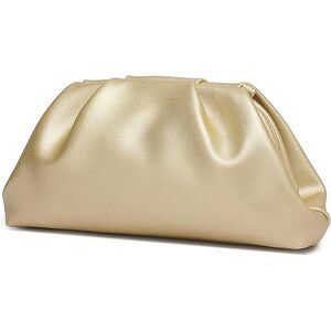 Soft Pu Leather Clutch Purses For Women Formal Elegant Luxurious Evening Bag